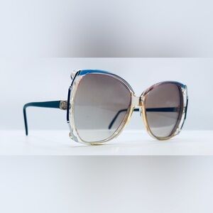 Women’s Fashion Gradient Brown Oversized Sunglasses